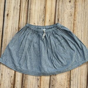 Hanna Andersson Denim Blue Skirt